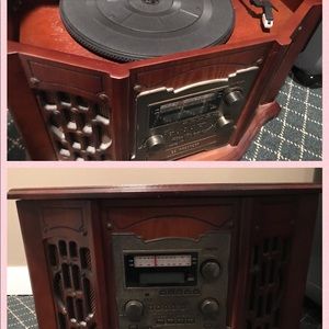 Vintage record player